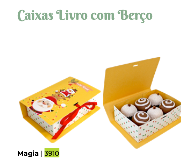 Caixa Livro Magia com Berço - Pct 10 Unidades